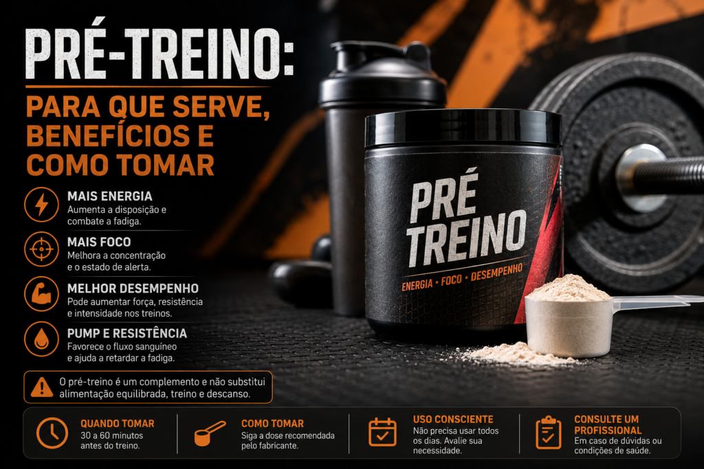 Pré-treino: para que serve, benefícios e como tomar