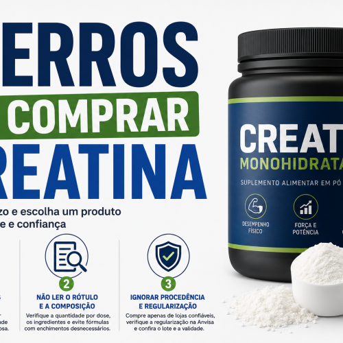 3 erros ao comprar creatina que você deve evitar